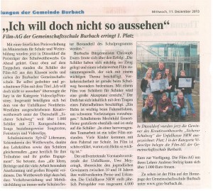 Siegener Zeitung vom 11.12.2013